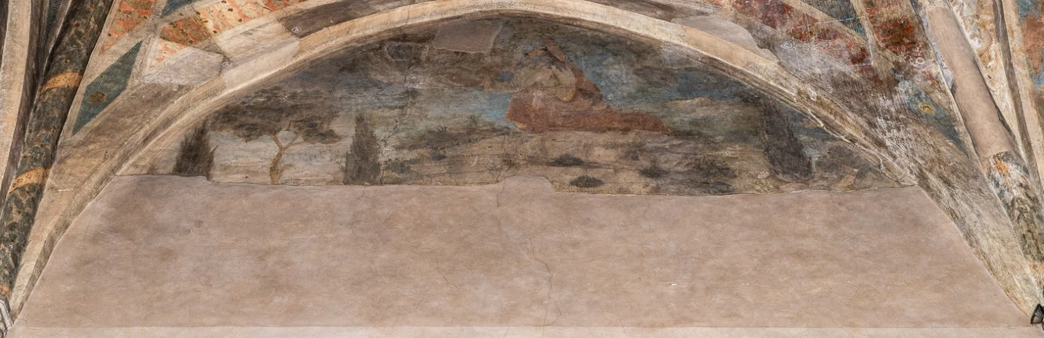 Murale con Mosè riceve le tavole